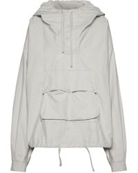 Maison Margiela - Coupe-Vent À Capuche En Caoutchouc Ciré, Femme, Taille - Lyst