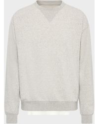 Maison Margiela - Double-Layer Cotton Sweatshirt - Lyst