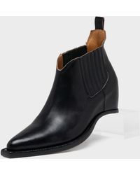 Maison Margiela - Heel-Less Western Chelsea Boots - Lyst