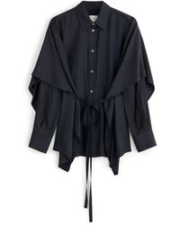 Maison Margiela - Cape-Sleeve Shirt - Lyst