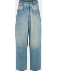 Maison Margiela - Wrap Denim Jeans - Lyst