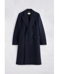Maison Margiela - Double-Breasted Wool Overcoat - Lyst
