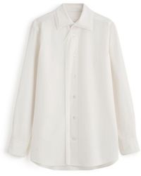Maison Margiela - Fusion Velvet Placket Cotton Shirt - Lyst