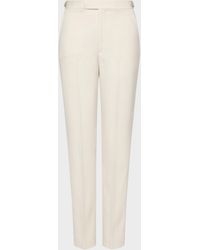 Maison Margiela - Wool Tailored Trousers - Lyst