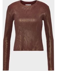Maison Margiela - Print Long-Sleeve Top - Lyst