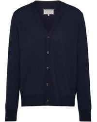 Maison Margiela - Elbow Patch Wool Cardigan - Lyst