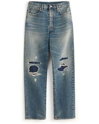 Maison Margiela - Distressed Denim Jeans - Lyst