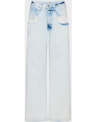 Maison Margiela - Bleached Straight-Leg Jeans - Lyst