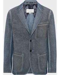 Maison Margiela - Double-Dyed Wool Blazer - Lyst