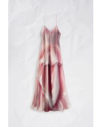 Maison Margiela - Trompe L'Oeil Organza Slip Dress - Lyst