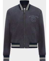 Maison Margiela - Denim Varsity Caban Jacket - Lyst