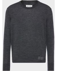 Maison Margiela - Wool-Blend Patch Sweater - Lyst