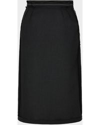 Maison Margiela - Reversed Midi Skirt - Lyst