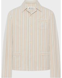 Maison Margiela - Cotton Striped Shirt - Lyst