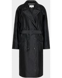 Maison Margiela - Virgin Wool Double-Breasted Coat - Lyst