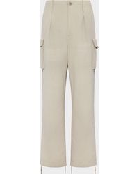 Maison Margiela - Cotton-Blend Cargo Trousers - Lyst