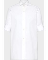Maison Margiela - Cotton Short-Sleeve Shirt - Lyst