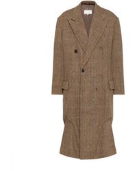 Maison Margiela - Double-Breasted Wool Coat - Lyst