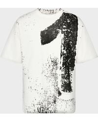 Maison Margiela - 10 Print Cotton T-Shirt - Lyst