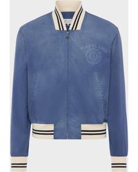 Maison Margiela - Cabanjacke Aus Denim Im College-Stil, Mann, Größe - Lyst