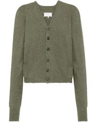 Maison Margiela - Wool V-Neck Cardigan - Lyst