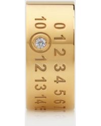 Maison Margiela - Anello Numericl Con Diamante - Lyst