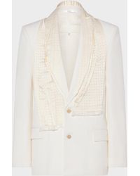 Maison Margiela - Wool Scarf Jacket - Lyst