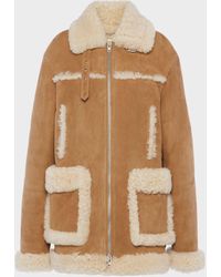 Maison Margiela - Shearling Caban - Lyst