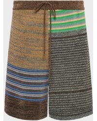 Maison Margiela - Patchwork Knit Shorts - Lyst