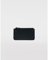 Maison Margiela Portemonnaie aus Leder mit Kartenschlitzen - Blau
