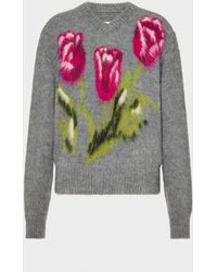 Maison Margiela - Flower Wool Sweater - Lyst