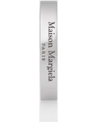 Maison Margiela - Anello Con Logo - Lyst