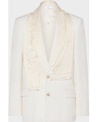 Maison Margiela - Wool Scarf Jacket - Lyst