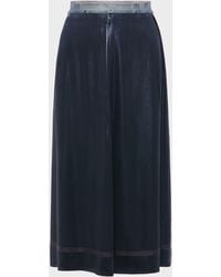 Maison Margiela - Foil-Treated Midi Skirt - Lyst