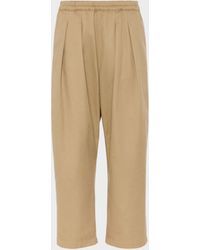 Maison Margiela - Dropped-Rise Cotton Trousers - Lyst