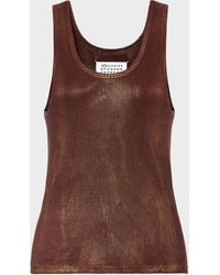 Maison Margiela - Print Tank Top - Lyst