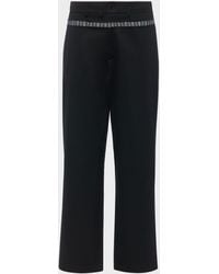 Maison Margiela - Waxed Cotton Wide-Leg Trousers - Lyst