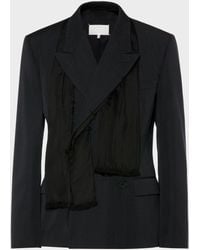Maison Margiela - Wool Scarf Jacket - Lyst