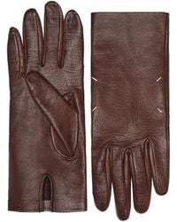Maison Margiela - Leather Gloves - Lyst