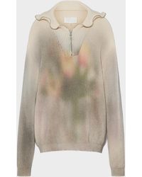 Maison Margiela - Zip Knit Pullover - Lyst