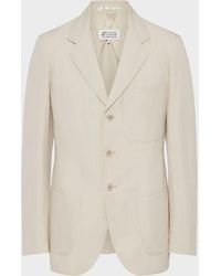 Maison Margiela - Cotton Silk Jacket - Lyst