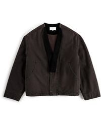 Maison Margiela - V-Neck Cotton Jacket - Lyst