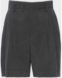 Maison Margiela - Cotton Silk Shorts - Lyst