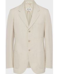 Maison Margiela - Cotton Silk Jacket - Lyst