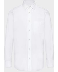 Maison Margiela - Cotton Long-Sleeve Shirt - Lyst