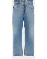 Maison Margiela - Straight-Leg Cropped Jeans - Lyst