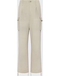 Maison Margiela - Cotton-Blend Cargo Trousers - Lyst
