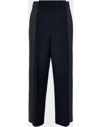 Maison Margiela - Two-Tone Wool Trousers - Lyst