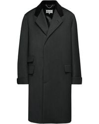 Maison Margiela - Work-In-Progress Wool Coat - Lyst