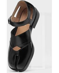 Maison Margiela - Tabi Leather Sandals - Lyst